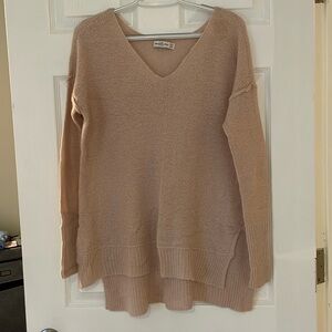 Blush Pink Abercrombie & Fitch Oversized Thin Sweater